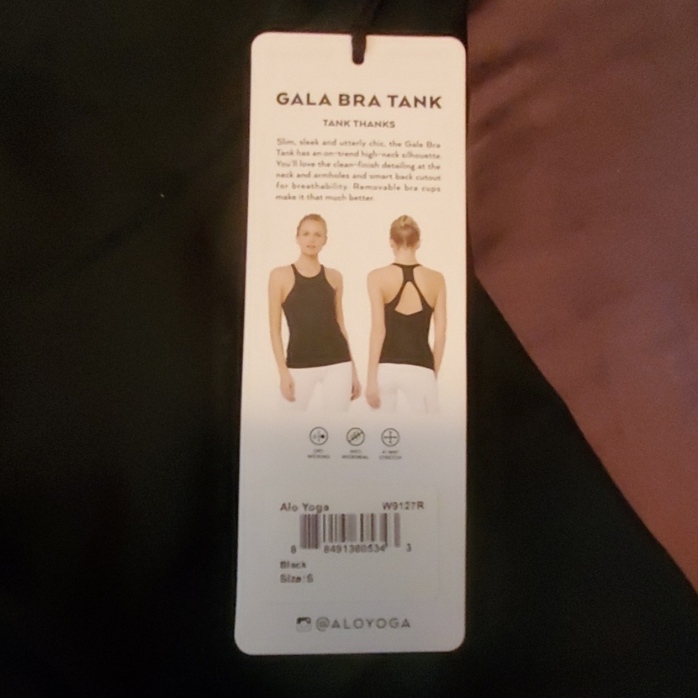 Alo yoga GALA BRA TANK NWT